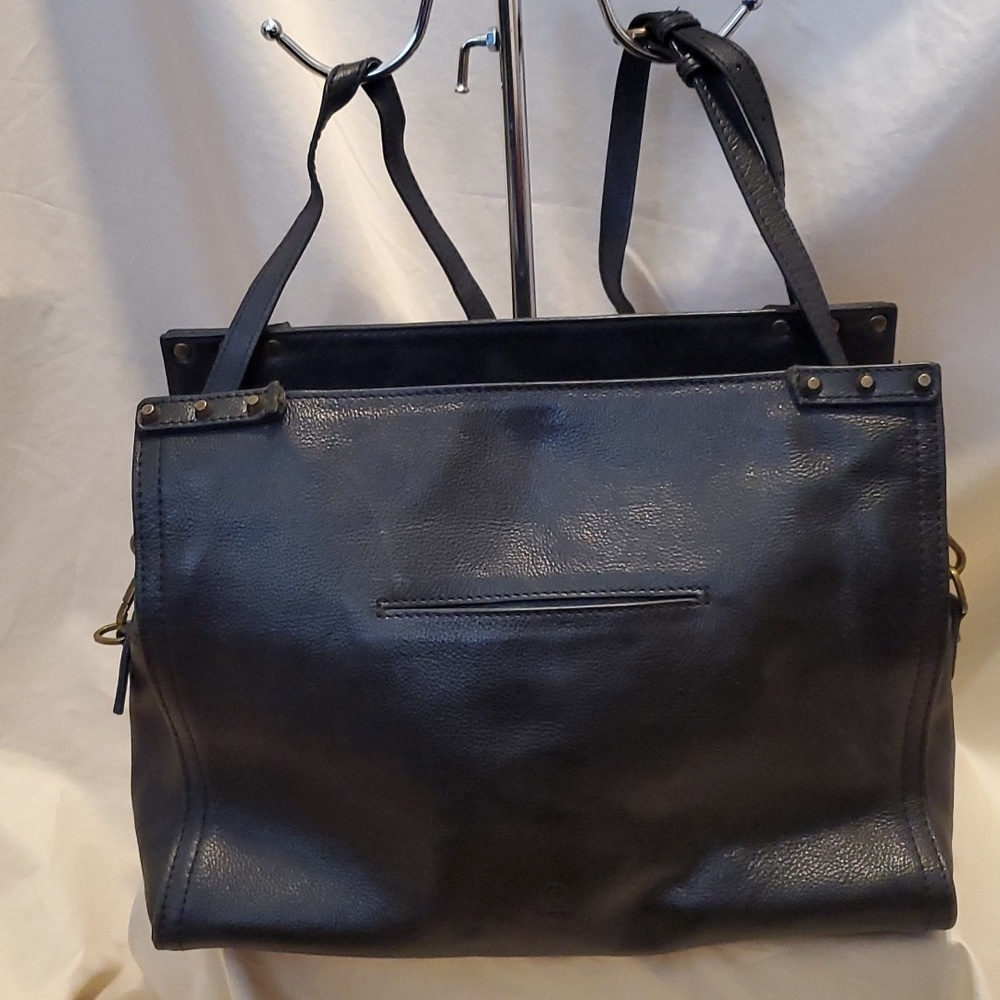 C&C Black Leather Crossbody Bag